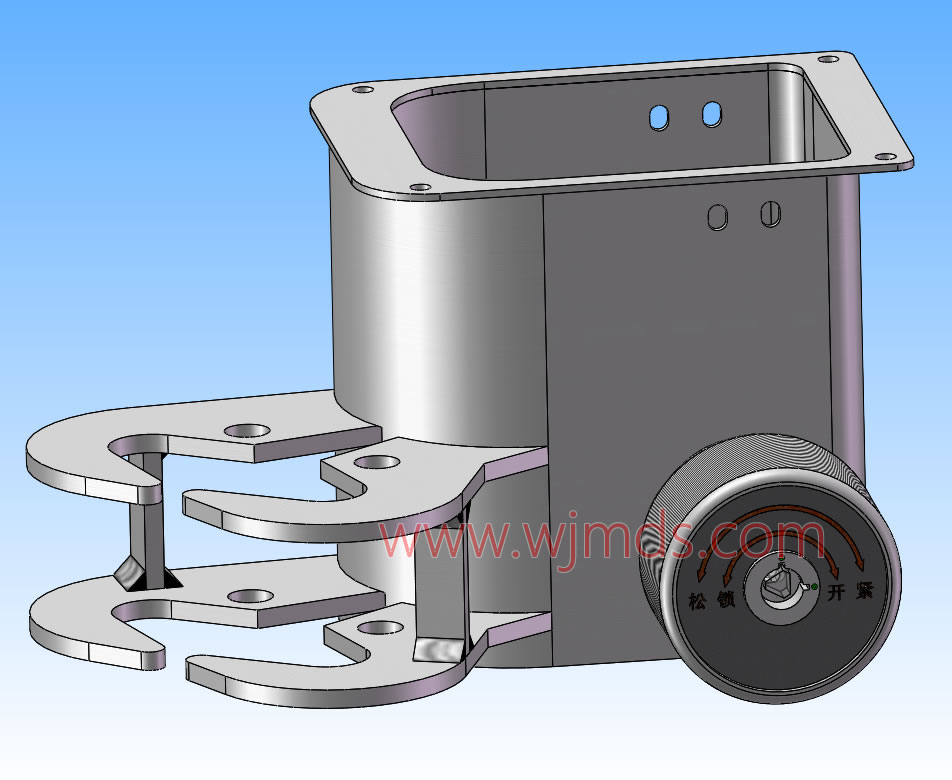 列尾裝置鎖緊機構設計開發